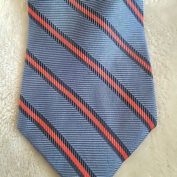 Vintage Brooks Brothers Makers All Silk Men's Repp Regimental Stripe Necktie - Picture 4 of 16